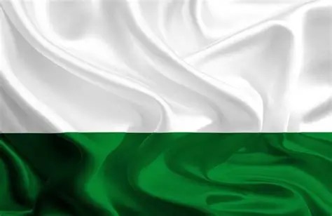 Bandera de Antioquia, blanca y verde
