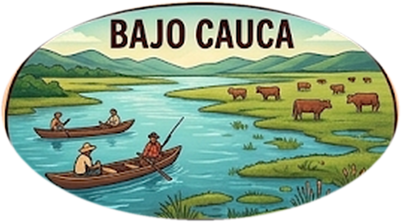 Ilustración de la subregión Bajo Cauca