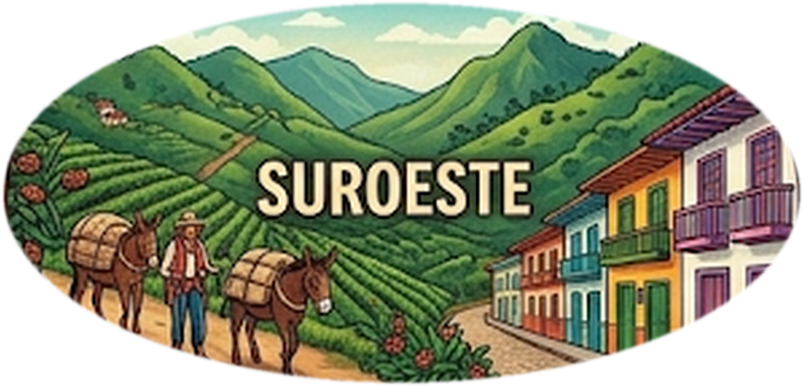 Ilustración de la subregión Suroeste