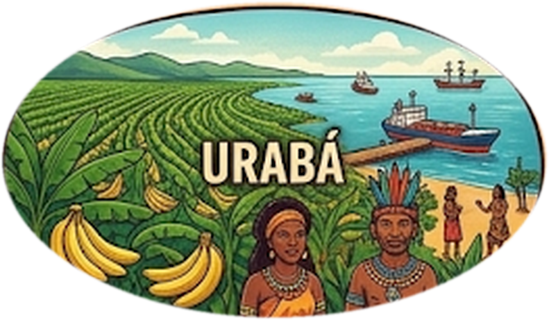 Ilustración de la subregión Urabá